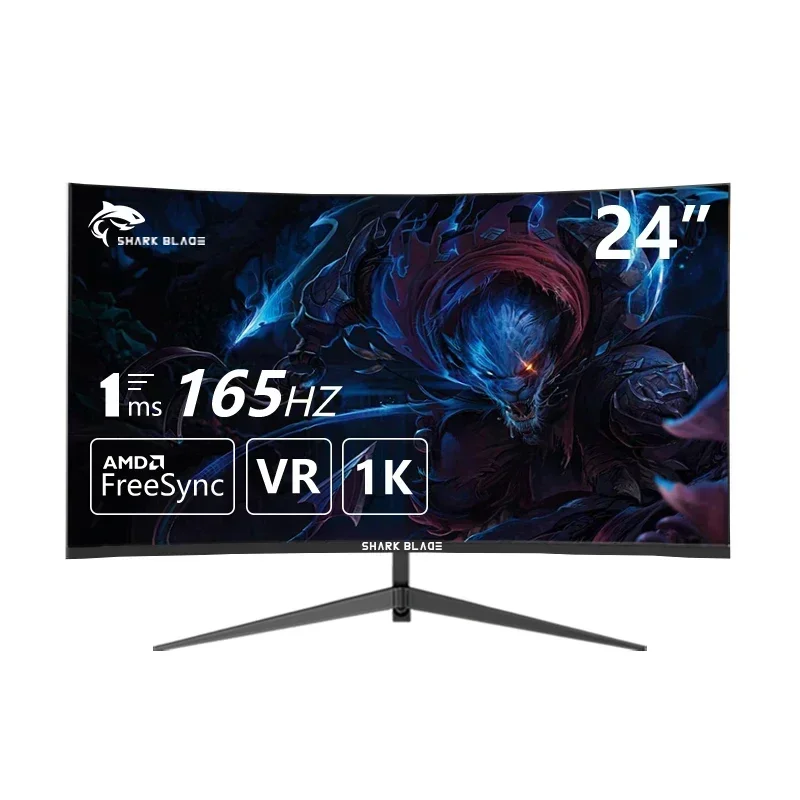 Moniteur incurvé 24 pouces 144hz | Écran gaming 1080p HDMI