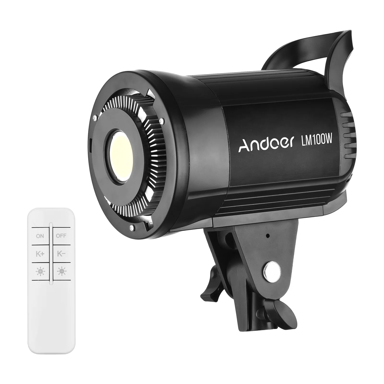 Lumière vidéo LED 100W réglable | Éclairage continu avec télécommande pour streaming